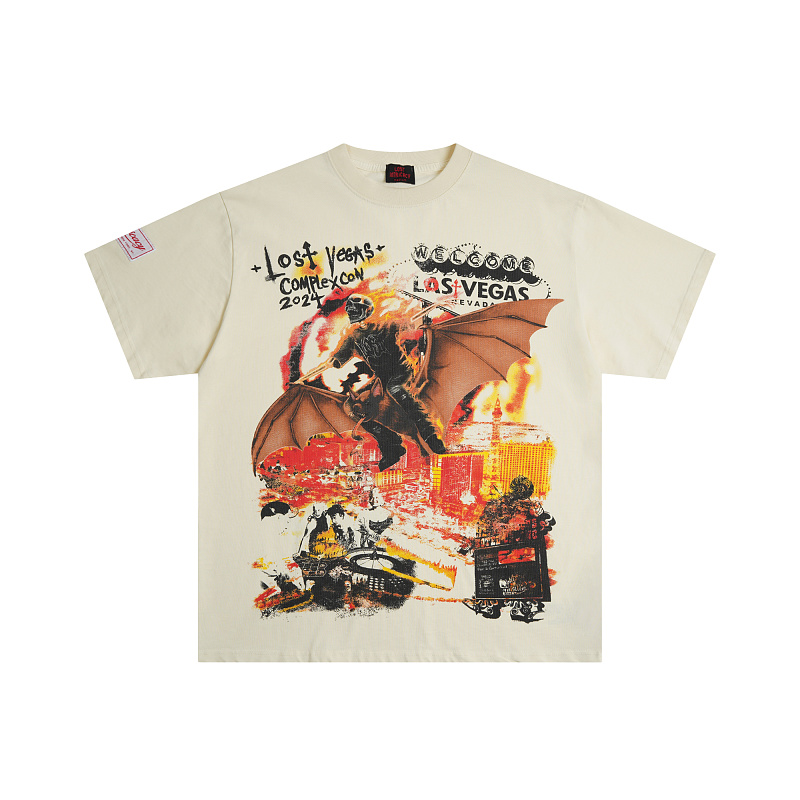 L132# P53 Lost intricacy Batwing Complexcon T-Shirt街头时尚潮牌T恤短袖