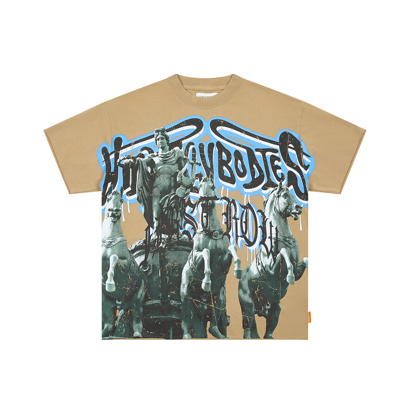 F522# P60 FIRST ROW Bodies Crop Tee 2026ss街头潮牌时尚短袖T恤